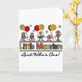 Carte Monster Premier anniversaire T-shirts et cadeaux (Fleur jaune)