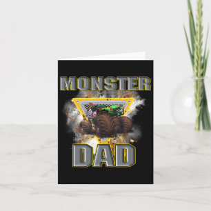 Carte Monster Truck Papa Fête des pères Monster Truck Ar