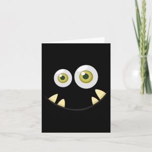 Carte Monster Visage Halloween Costume Idée d'effroi mig