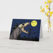 Carte Monstre crâne (Fleur jaune)