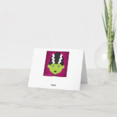 Carte Monstre de fille verte (Dos)