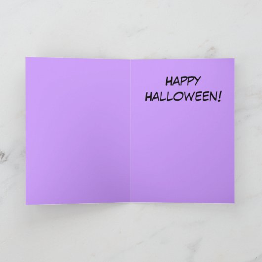 Carte Monstre de Frankenstein Candy (Intérieur)