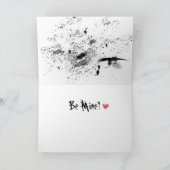 Carte Monstre de limace d'amour de dessin animé (Intérieur)