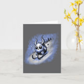 Carte Monstre Tobogganing (Fleur jaune)