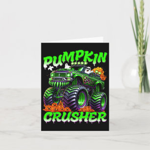 Carte Monstres Camions Broyeurs de Citrouilles Fantômes
