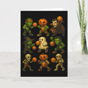 Carte Monstres d'Halloween Jouer Sketll Costume drôle 2