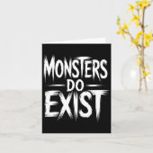 Carte Monstres Existe Exercice Horreur Halloween (Fleur jaune)