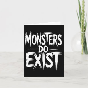 Carte Monstres Existe Exercice Horreur Halloween