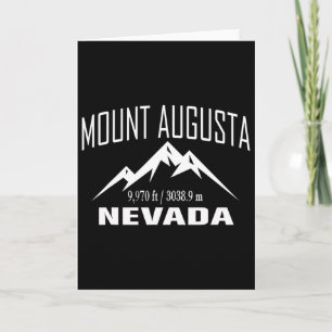 Carte Mont Augusta Nevada Climbing Summit Club Extérieur