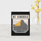 Carte Mont Kinabalu - Malaisie (Fleur jaune)