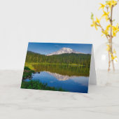 Carte Mont Rainier et Reflection Lake (Fleur jaune)