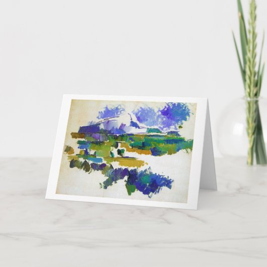 Carte Mont Sainte-Victoire, Paul Cezanne (Devant)