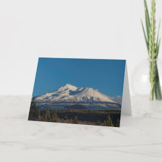 CARTE MONT SHASTA AVEC CHEVAL ET RIDER