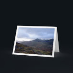 Carte Mont Snowdon, Parc national de Snowdonia, Gallois<br><div class="desc">Mont Snowdon,  Parc national de Snowdonia,  Carte de voeux galloise. Vous pouvez facilement customiser ce produit gratuitement si vous souhaitez ajouter un libellé ou changer la couleur de l'arrière - plan.</div>