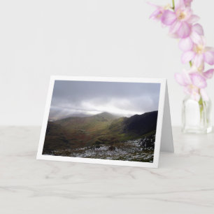 Carte Mont Snowdon, parc national de Snowdonia, Pays de