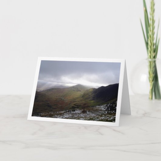 Carte Mont Snowdon, parc national de Snowdonia, Pays de (Devant)