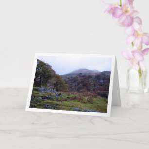 Carte Mont Snowdon, parc national de Snowdonia, Pays de