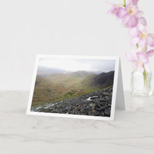 Carte Mont Snowdon, Snowdonia, Pays de Galles, Royaume-U