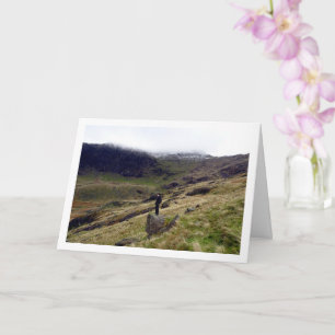 Carte Mont Snowdon, Snowdonia, Pays de Galles, Royaume-U