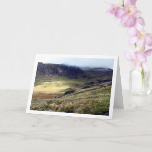 Carte Mont Snowdon, Snowdonia, Pays de Galles, Royaume-U