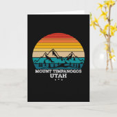 CARTE MONT TIMPANOGOS UTAH (Fleur jaune)