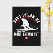 Carte Mont Tremblant Canada Ski Resort Quebec Skiing Sou (Fleur jaune)