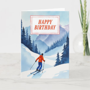 Carte Montagne d'Anniversaire