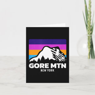 Carte Montagne Gore new york ski snowboard famille