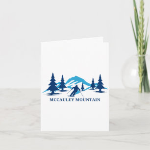 Carte Montagne Mccauley new york station de ski skieur s