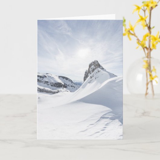 Carte Montagnes | Achensee Zillertal, Autriche (Fleur jaune)