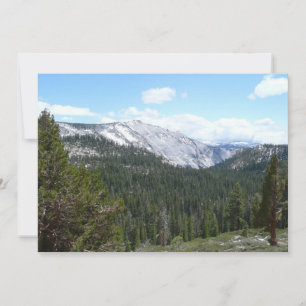 Carte Montagnes de la Sierra Nevada II depuis Yosemite