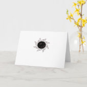 Carte Montagnes de l'Espace Solaire Whimsigoth et Couche (Fleur jaune)