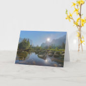 Carte Montagnes | El Capitan Yosemite Park, Californie (Fleur jaune)