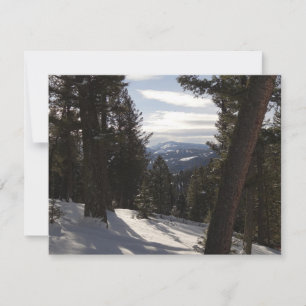 Carte Montagnes Madison en hiver dans le Montana