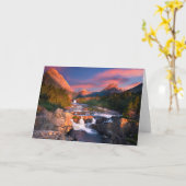 Carte Montagnes | Parc national des Glaciers, Montana (Fleur jaune)