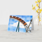 Carte Montagnes russes oranges expédiantes (Fleur jaune)