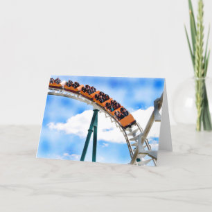 Carte Montagnes russes oranges expédiantes