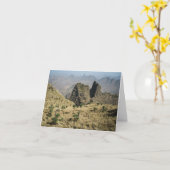 Carte Montagnes Simien Éthiopie (Fleur jaune)