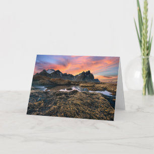 Carte Montagnes   Vesturhorn Mountain Islande