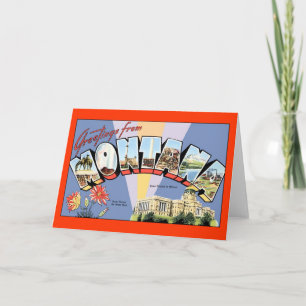 Carte Montana Greetings