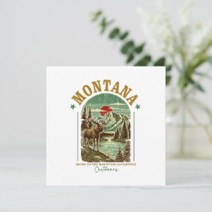 Carte Montana Nature - Faune, Montagnes, Rivière