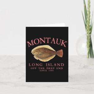 Carte Montauk Au Large De La Pêche Lucky Fluke Extrêmeme