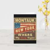 Carte Montauk Ny Its Where My Story Begins _1  (Fleur jaune)