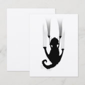 Carte Montée de chat (Devant / Derrière)