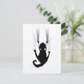 Carte Montée de chat (Debout devant)