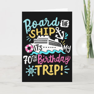 Carte Monter à bord du navire C'est mon voyage pour mes