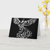 Carte Monter De La Phoenix Phoenix Illustration Blanche (Fleur jaune)