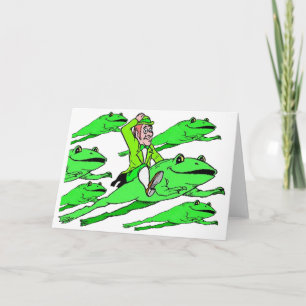 Carte Monter une grenouille le jour de la Saint-Patrick