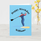 Carte Montez le pédalo (Fleur jaune)