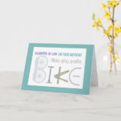 Carte Montez les traînées faisant du vélo l'anniversaire (Fleur jaune)